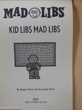 Kid Libs Mad Libs