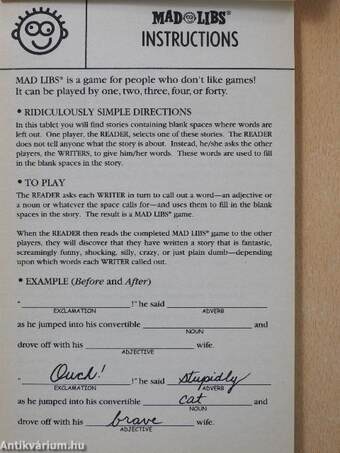 Mad Libs from Outer Space