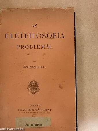 Az életfilosofia problémái