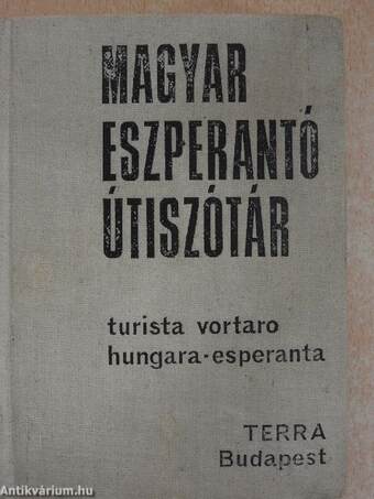 Eszperantó-magyar/magyar-eszperantó útiszótár