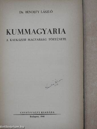 Kummagyaria (rossz állapotú)