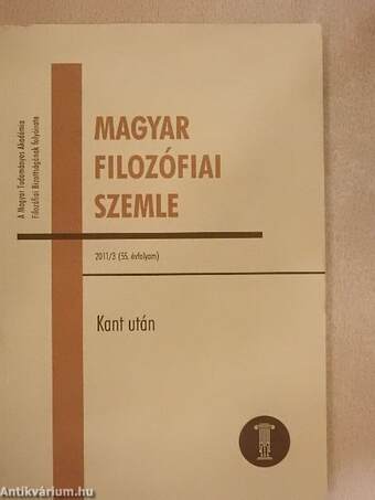 Magyar Filozófiai Szemle 2011/3