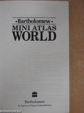 Bartholomew Mini Atlas World