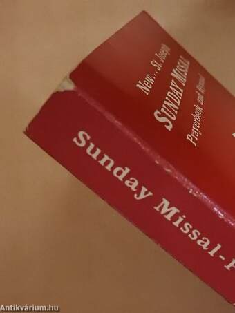 New... St. Joseph Sunday Missal Prayerbook and Hymnal for 1992-1993