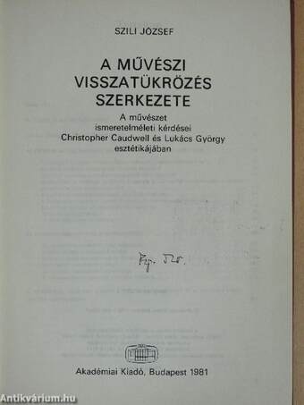 A művészi visszatükrözés szerkezete