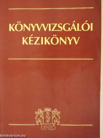 Könyvvizsgálói kézikönyv