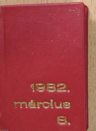 1981. március 8. (minikönyv)