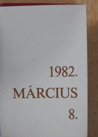 1981. március 8. (minikönyv)