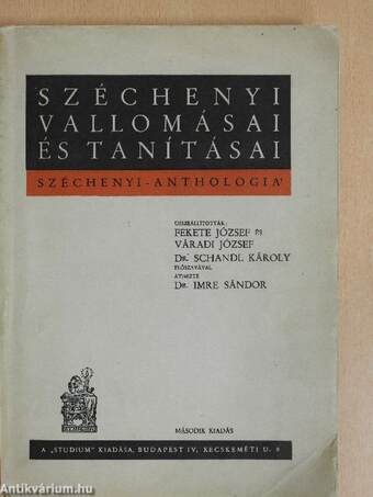 Széchenyi vallomásai és tanításai