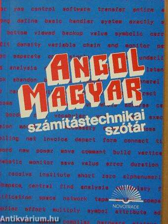 Angol-magyar számítástechnikai szótár