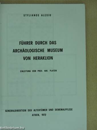 Führer Durch das Archäologische Museum von Heraklion