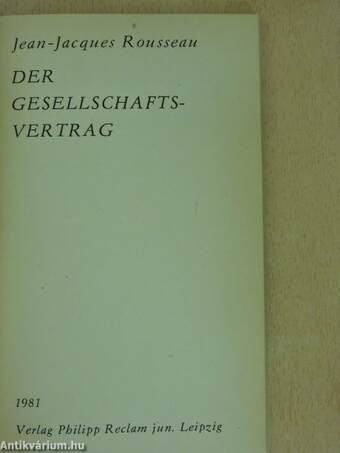 Der Gesellschafts-Vertrag