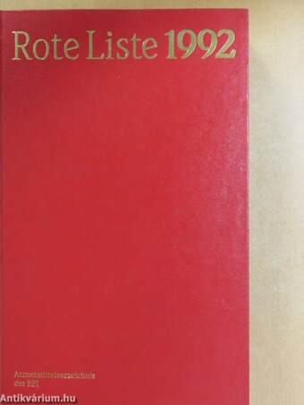 Rote Liste 1992
