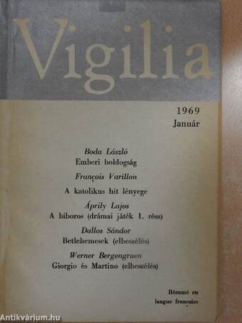 Vigilia 1969. január-december