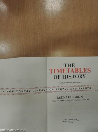 The Timetables of History