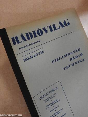 Rádióvilág 1946. szeptember