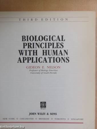 Biological Principles with Human Applications