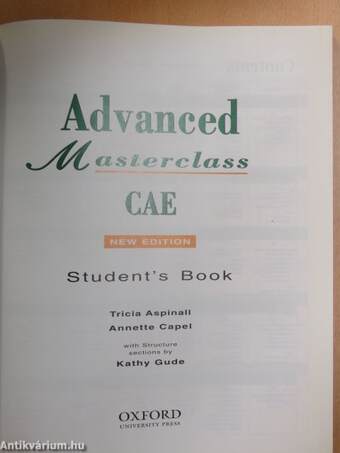 Advanced Masterclass CAE - Student's Book