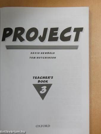 Project 3. - Teacher's Book