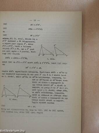 A matematika alapjai II/1-2.