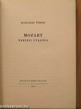 Mozart párizsi utazása