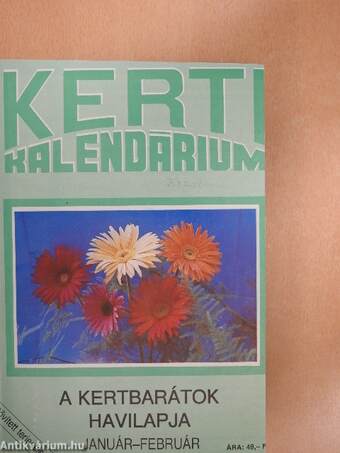 Kerti Kalendárium 1992-1993. január-december