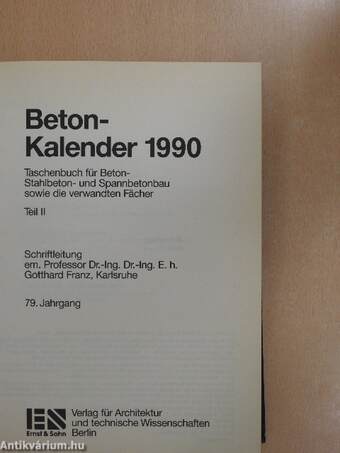 Beton-Kalender 1990. II.