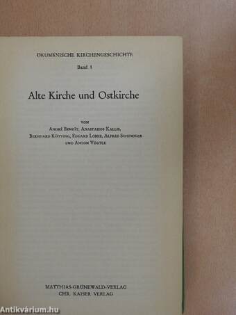 Ökumenische Kirchengeschichte 1-3.