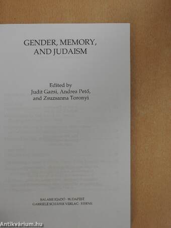 Gender, Memory, and Judaism