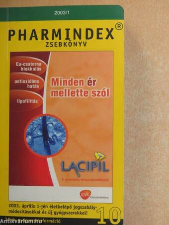 Pharmindex Zsebkönyv 2003/1.