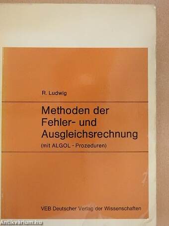 Methoden der Fehler- und Ausgleichsrechnung