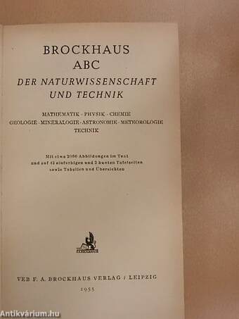 Brockhaus ABC der Naturwissenschaft und Technik