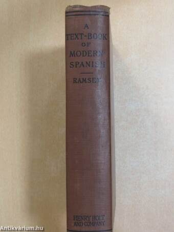 A text-book of modern spanish