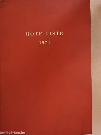 Rote Liste 1974