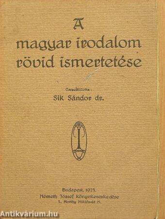 A magyar irodalom rövid ismertetése