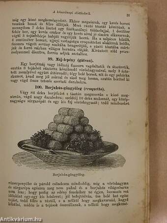 A valódi szakácsság vagy legujabban átvizsgált és tökéletesitett képes pesti szakácskönyv (rossz állapotú)