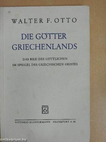 Die Götter Griechenlands