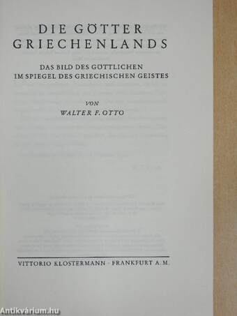 Die Götter Griechenlands