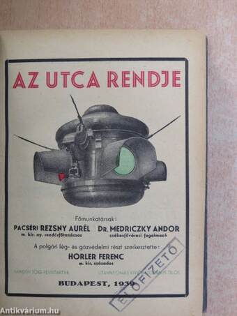 Az utca rendje 1939.