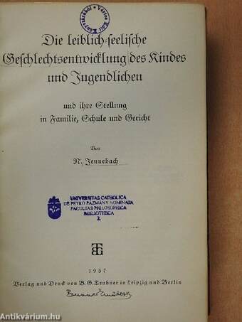 Die leiblich-seelische Geschlechtsentwicklung des Kindes und Jugendlichen/Geistesformung/Schichtung und Vermittlung im Pädagogischen Denken Georg Kerschensteiners