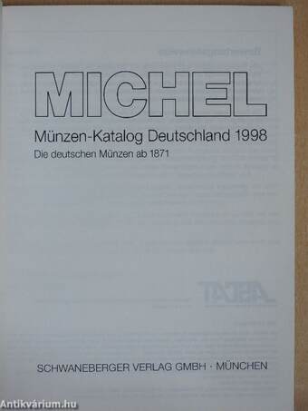 Michel Münzen-Katalog Deutschland 1998