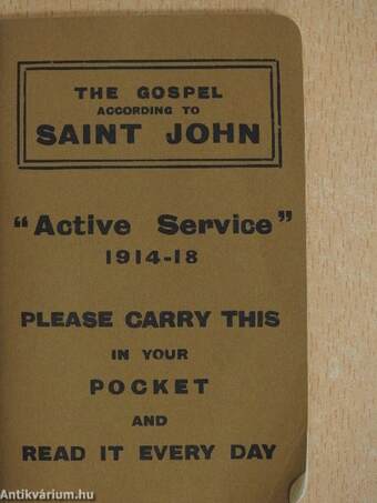 The gospel according to Saint John