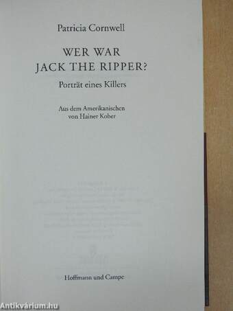 Wer war Jack the Ripper?