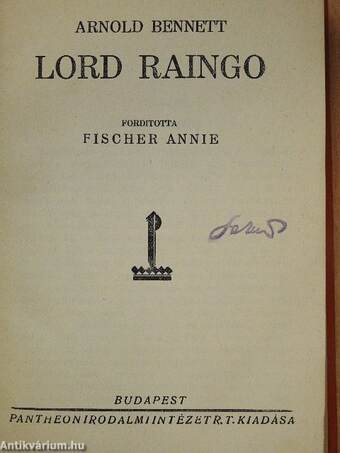 Lord Raingo