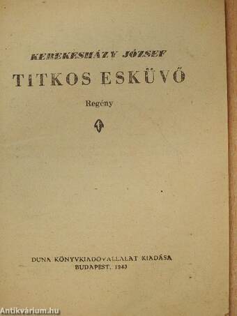 Titkos esküvő