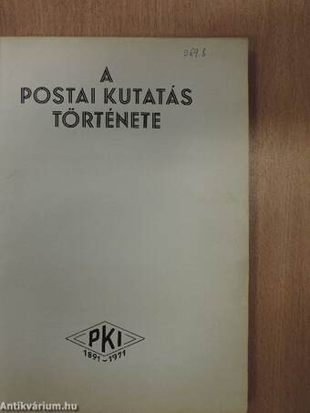 A postai kutatás története