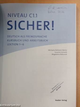 Sicher! Niveau C1.1. - CD-vel