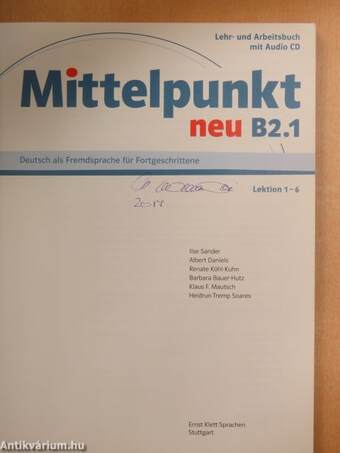 Mittelpunkt neu B2.1 - Lehr- und Arbeitsbuch - CD-vel