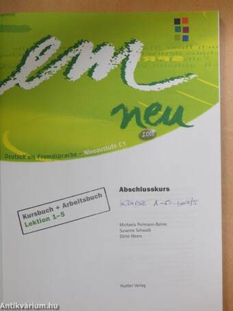 em neu - Niveaustufe C1 - Kursbuch + Arbeitsbuch - CD-vel