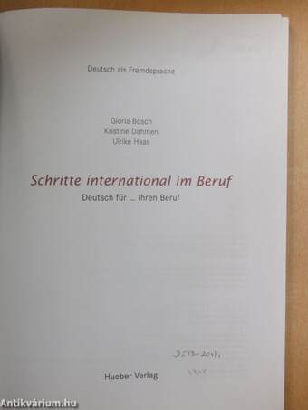 Schritte international im Beruf